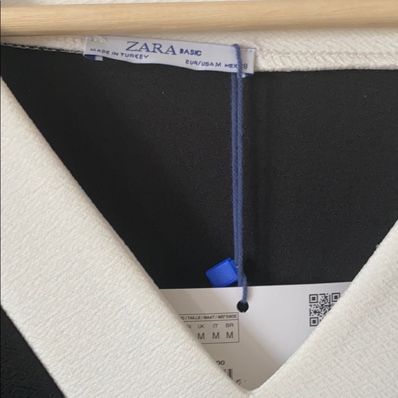 Zara Perfect Basics slimming colorblock dress NWT - Picture 3 of 5